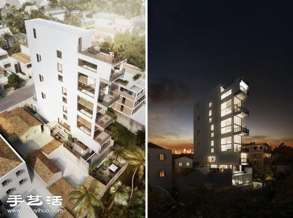 This is how you can build a narrow six-story apartment in Brazil if you are not in an earthquake zone