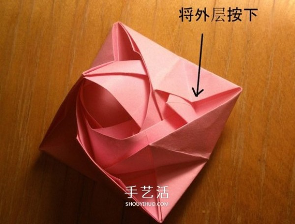 The folding method of roses is simple, easy to learn, simple and beautiful rose origami