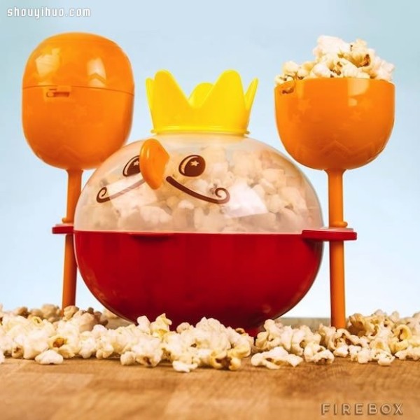 Super Q sand bell popcorn machine that can be played while eating