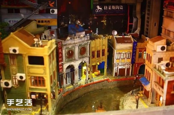 Exquisite arcade model works, arcade architectural model pictures to appreciate