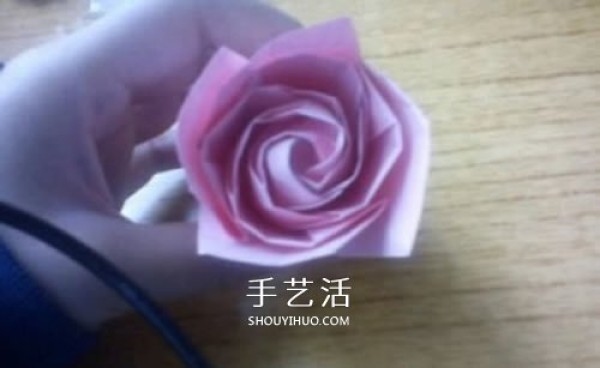 AP Rose Origami Method Illustrated How to Fold Beautiful Flower-shaped Roses