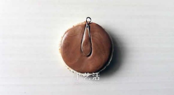 Chinese Valentines Day polymer clay gift DIY homemade polymer clay macaron illustration