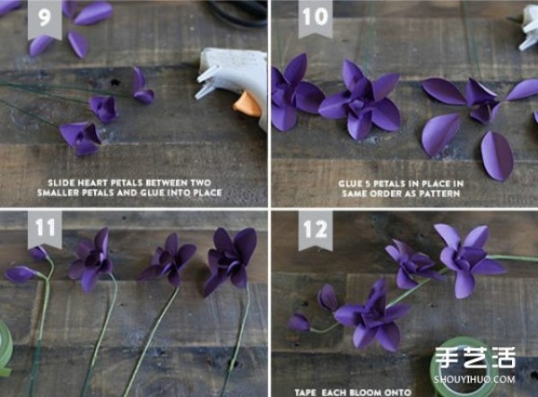 How to make a beautiful orchid, illustrated with step-by-step origami origami