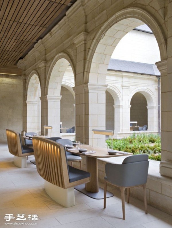 FONTEVRAUD ABBEY, a hotel transformed from a 12th-century monastery