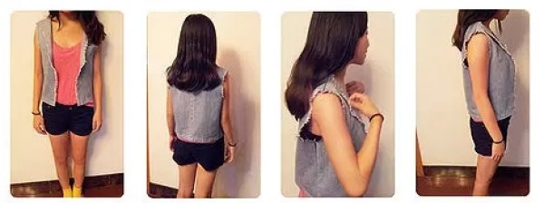 How to make a cool denim cardigan by transforming old jeans into DIY