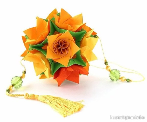 Beautiful handmade origami flower ballsAppreciation (6)