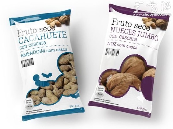 Fruto seco nut packaging design appreciation