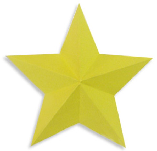 How to fold five-pointed and six-pointed stars