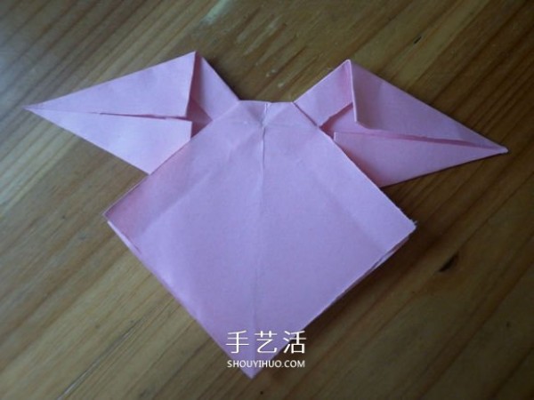 Easy to learn origami bow, square paper folding bow