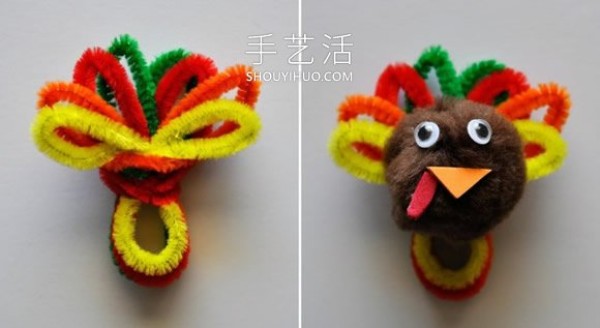 Tutorial on how to make a turkey ring by hand with a twist stick