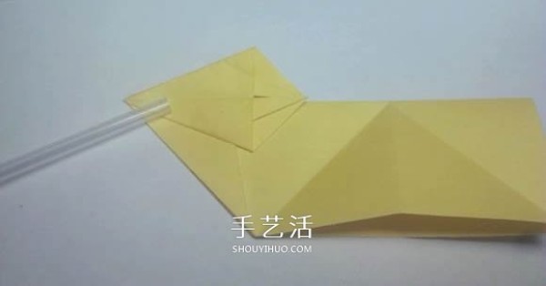 Detailed origami illustration process will teach you how to fold a three-dimensional rabbit.How to fold a body rabbit