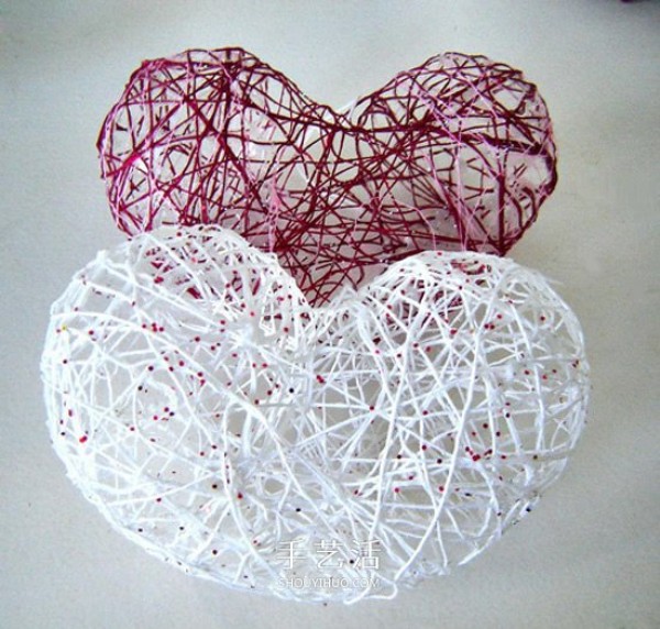 Valentines Day hollow heart DIY simple three-dimensional love decoration production