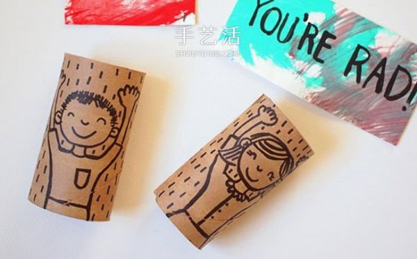 How to make a creative Fathers Day gift? All you need is a paper roll! 