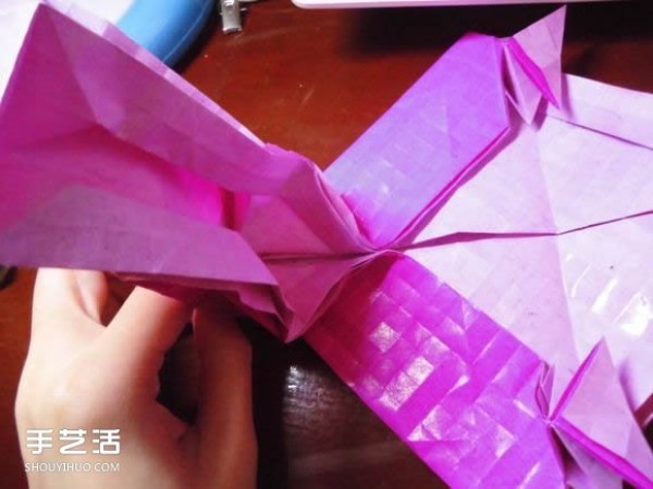 Die Lianhua Love Origami Illustration of Creative Love Origami Step by Step