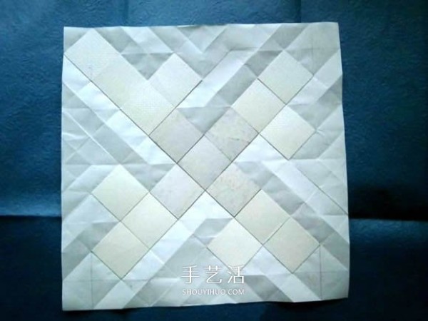 How to fold the exquisite eight-sided hydrangea gift box origami hydrangea gift box