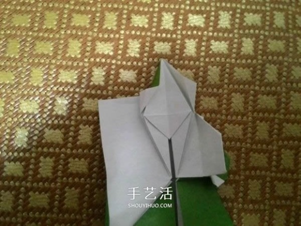 Santa Claus Origami Steps Illustrated How to Fold Paper Santa Claus