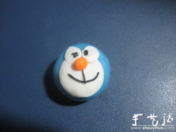 Tutorial on making Doraemon with plasticine