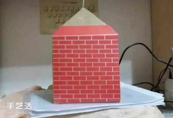 How to make a house from waste paper boxes, step by step for kindergarten to make a house from cardboard boxes