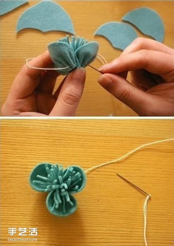 How to make homemade flower headband with pictures and pictures of handmade flower headband