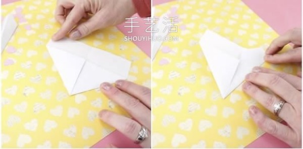 How to make romantic Valentines Day cards by folding paper airplanes