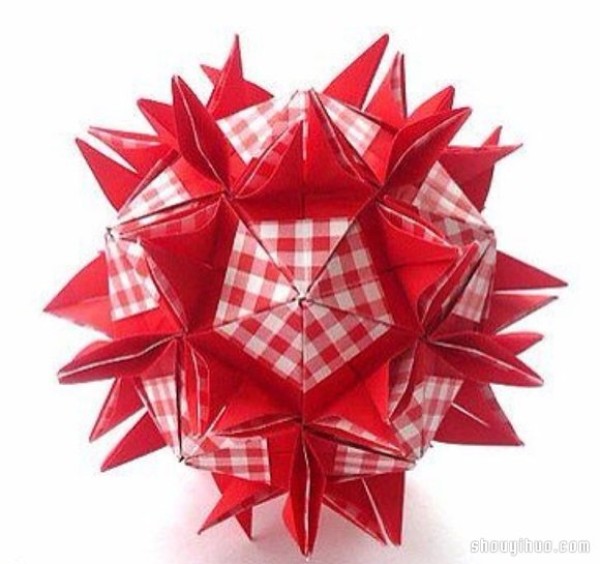 Appreciation of the beautiful handmade origami flower balls (7)