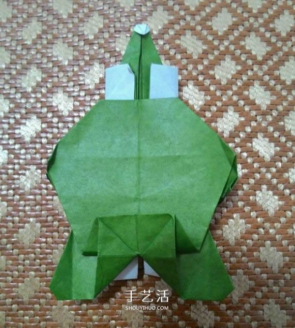 Santa Claus Origami Steps Illustrated How to Fold Paper Santa Claus