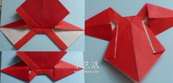 Handmade origami bow step by step chart and simple bow folding method