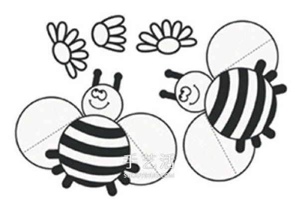 Mothers Day Cartoon Greeting Card, Make Cute Bee Mothers Day Card DIY