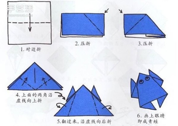 10 Childrens Manual Origami Illustrations and Simple Toddlers