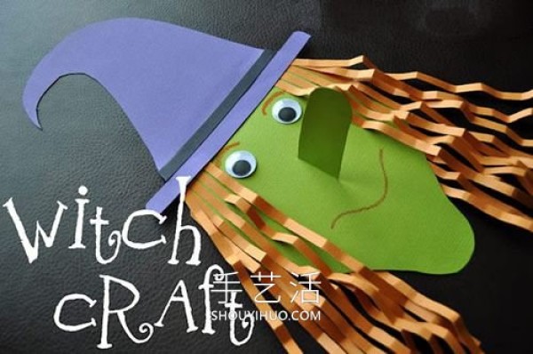 Tutorial on how to make a handmade cardboard witch in kindergarten