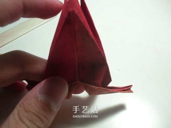 How to make origami for a bonfire, illustrated tutorial on how to make origami flames