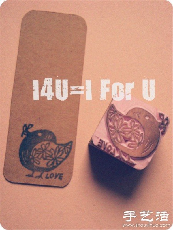 Super detailed hand-made bird pattern rubber stamp tutorial