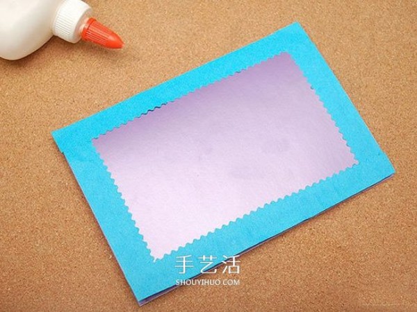 Homemade Teachers Day greeting card: Illustration of how to make a beautiful star greeting card