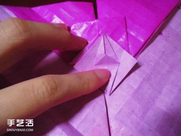 Die Lianhua Love Origami Illustration of Creative Love Origami Step by Step