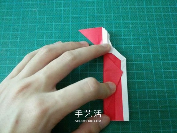 Illustrated tutorial on how to fold the Christmas crane How to fold the Christmas crane