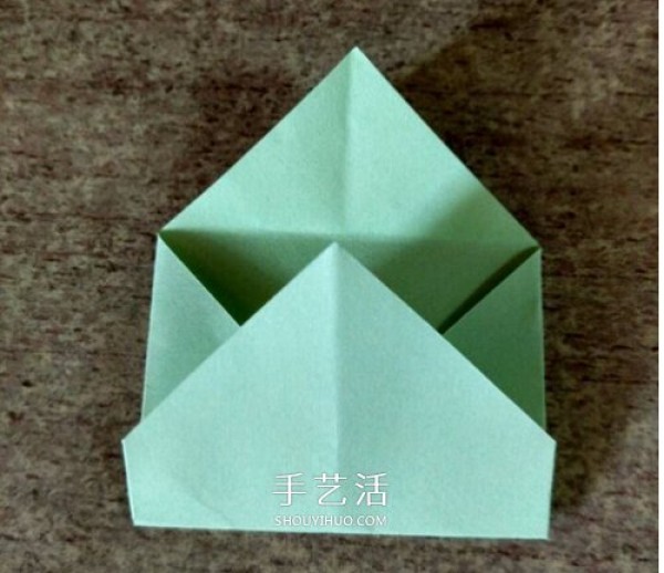 Illustration of the folding method of a Japanese-style octagonal gift box origami octagonal gift box with lid