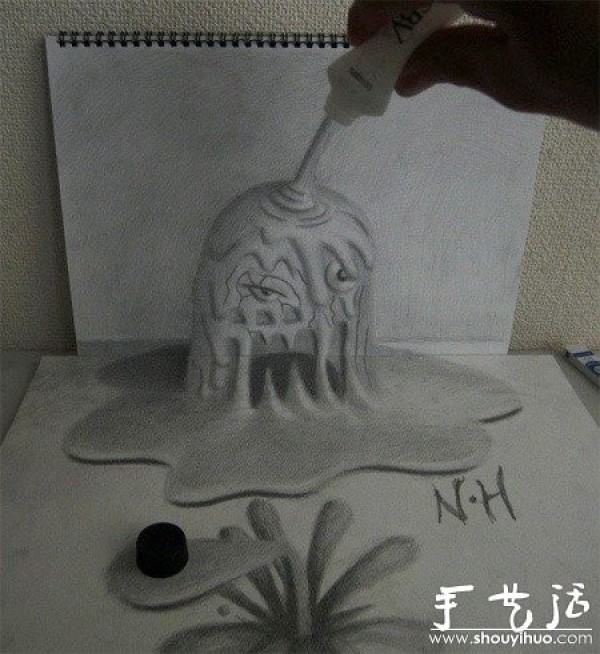 Nagai Hideyukis 3D paintings