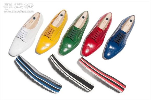 Customize your own Prada thick-soled Oxford shoes