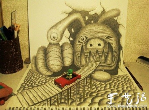 Nagai Hideyukis 3D paintings