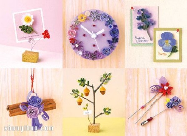 Appreciation of paper-quilling works of handmade artist Kogami Yoko