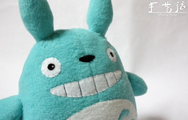 Tutorial on handmade DIY Totoro plush doll