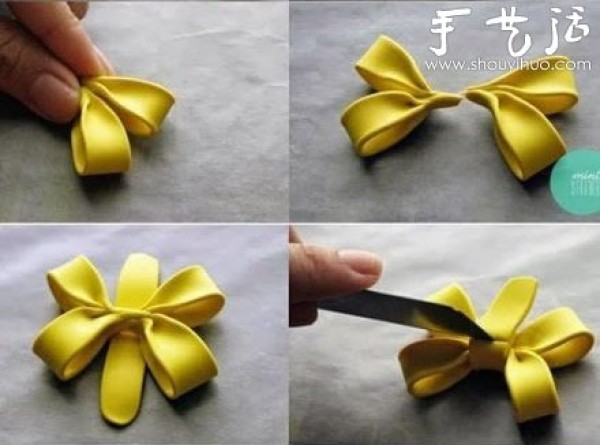 Polymer clay DIY beautiful bows