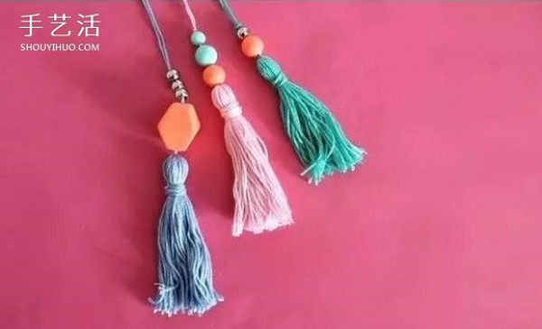 How to make tassels and tassels, illustrations of how to make tassels by hand