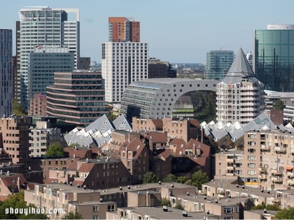 The Dutch MARKET HALL design that integrates market and residence