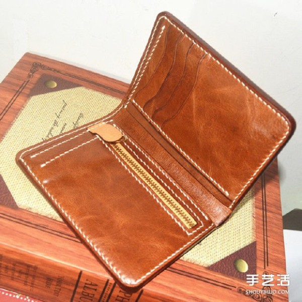 Leather Wallet DIY Making Illustrated Handmade Leather Wallet Making Tutorial