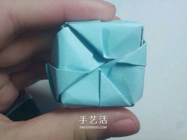 Teach you folding step by step! Detailed illustration of Kawasaki rose origami process