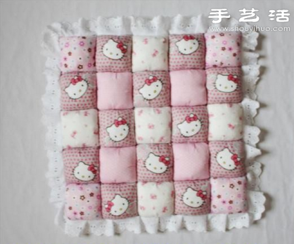 How to make cute puff cushion/chair cushion/stool cushion/cushion