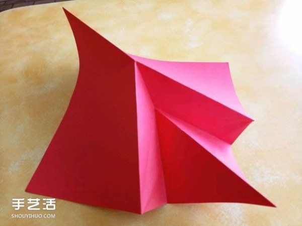 Super complex dog origami method illustrated with plastic surgery steps