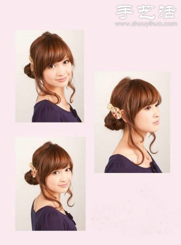 DIY braided hair that combines Japanese sweetness and Korean elegance