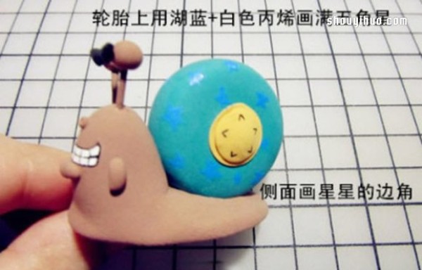 One Piece Phone Bug Snail Clay Making Illustrated Tutorial